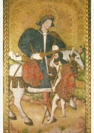 Sint Maarten, Gotische schildering, XV eeuw