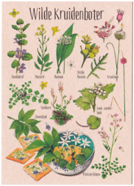 Poster Wilde Kruidenboter, Tanja Hilgers
