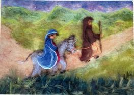 Jozef en Maria onderweg, Het Wol Feetje