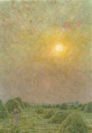 Ondergaande zon, Emile Claus