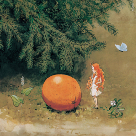 Toverlux silhouette het zonnenei, Sinaasappel (Elsa Beskow)