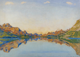 Silvaplanermeer in de herfst, Ferdinand Hodler