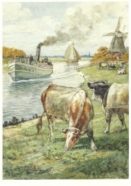 Koeien aan vaart, Cornelis Jetses