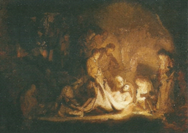 Graflegging van Christus, Rembrandt