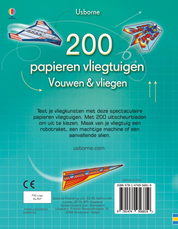 200 papieren vliegtuigen / Usborne