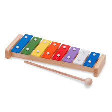 Xylofoon met muziekboek (met kleurtjes)