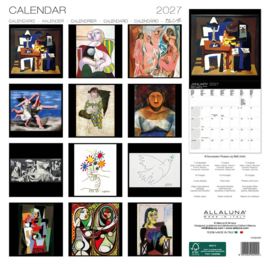 Picasso, 30x30cm maandkalender 2027