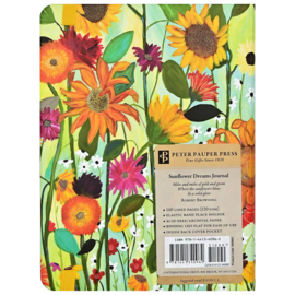 Mid Size Journal Peter Pauper Sunflower dreams