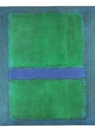 Zonder titel 1957 (groen en blauw), Mark Rothko