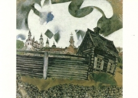 Het grijze huis, Marc Chagall