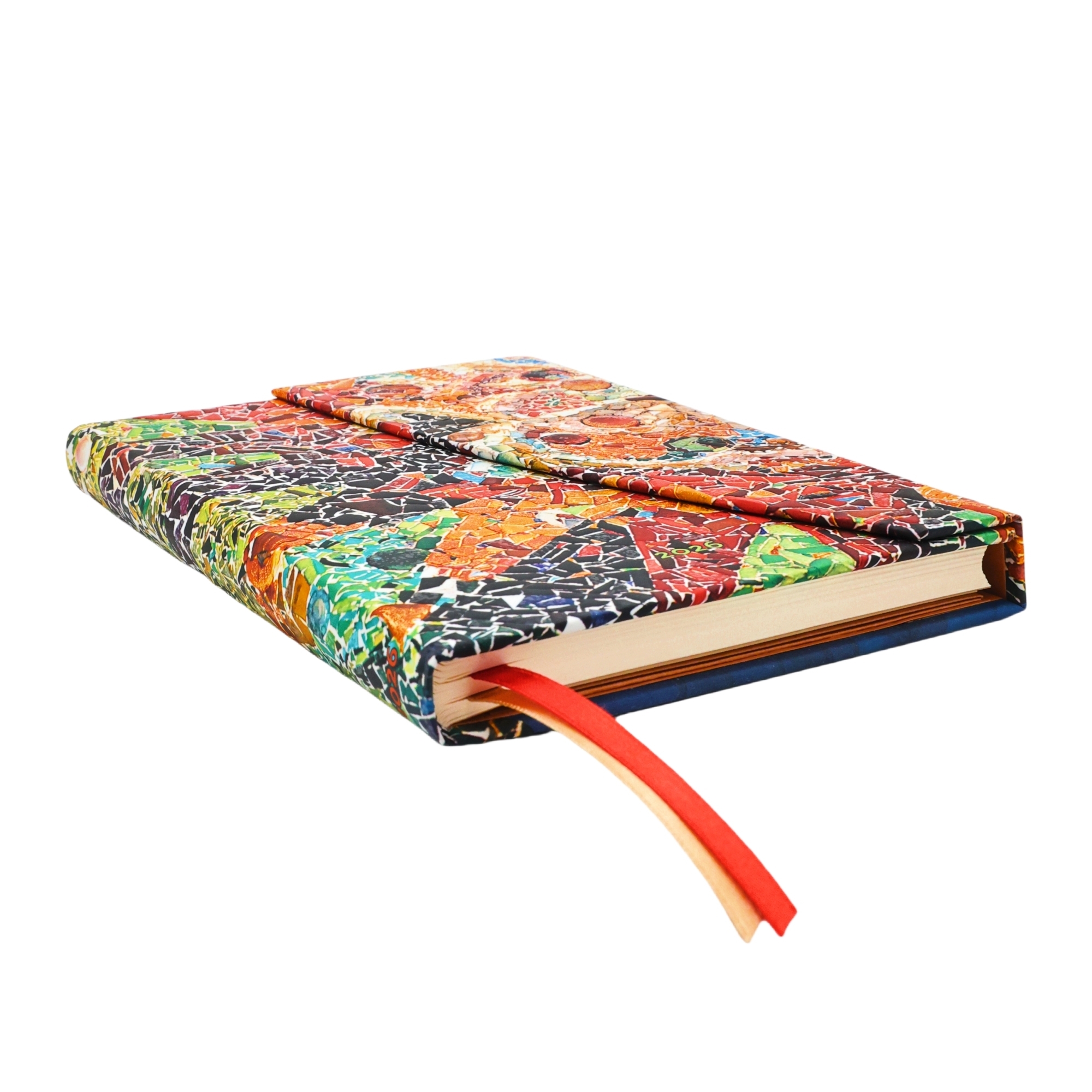 12 maands agenda Paperblanks 2026 Gaudi's Sun Horizontal Midi