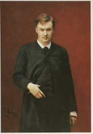 Portret van A. Glazunov, Ilya Repin