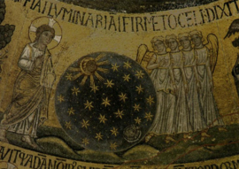 Schepping van de sterren, Mozaïek San Marco Venetië