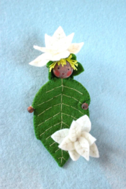 Bladkindje kerstster (zelfmaakpakketje)