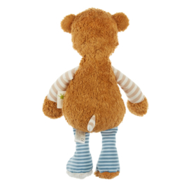 Sigikid knuffel, beer ( gestreept met groen buikje)