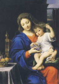 Madonna met de druiven, Pierre Mignard