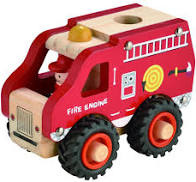 Houten Brandweerauto