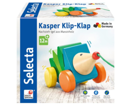 Trekfiguur Kasper Klip-klap egel ( 12 mnd +)