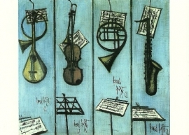 Muziek instrumenten, Bernard Buffet