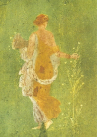 Flora of de lente, Romeins-Etruskisch, poster