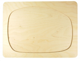 Wissellijst groot rond De Noest (49x37cm)