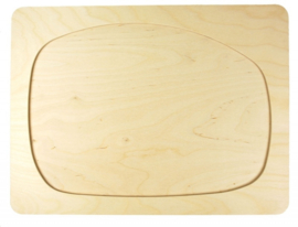 Wissellijst A4 rond De Noest (34x25cm)
