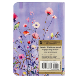 Compact Journal Peter Pauper Lavender Wildflowers