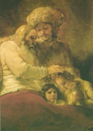 Jacob zegent zijn zonen, Rembrandt