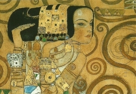 In afwachting (detail), Gustav Klimt