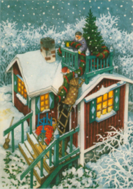 Vrouwen versieren het huis voor Kerstmis, Inge Löök