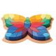 Houten puzzel vlinder