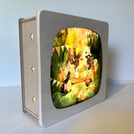 Seizoenenlamp Basic Het Houtlokael (dimbaar, excl kaart)