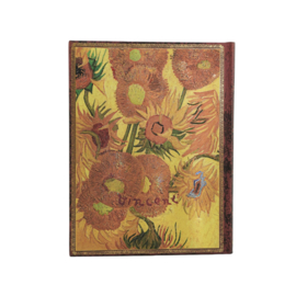 12 maands agenda Paperblanks 2027 Van Gogh Sunflowers Ultra Vertical