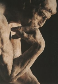 De denker (detail), Auguste Rodin