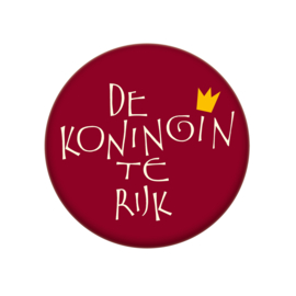 Button koningin te rijk