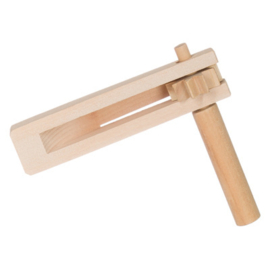 Ratel van blank hout, onbehandeld (Goki)