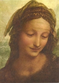 Heilige Anna (detail), Leonardo da Vinci