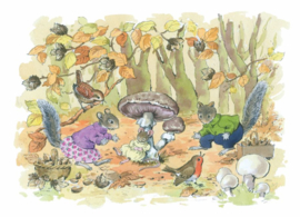 Herfstpret in het bos, Peggy Burton