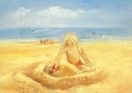 Op het strand, Marjan van Zeyl
