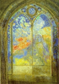 Het kerkvenster/De geheime tuin, Odilon Redon