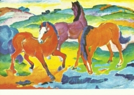 De rode paarden, Franz Marc