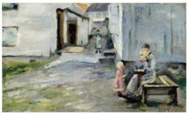 Vrouw en kinderen in Arendal, Edvard Munch