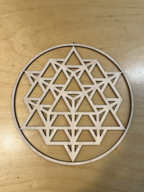 Mandala 64 Grid Tetrahedron (ø22cm)