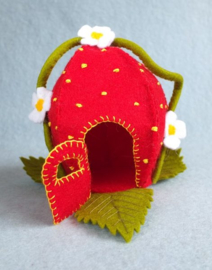 Aardbei huisje (zelfmaakpakketje)