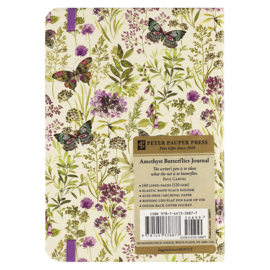 Compact Journal Peter Pauper Amerthyst Butterflies