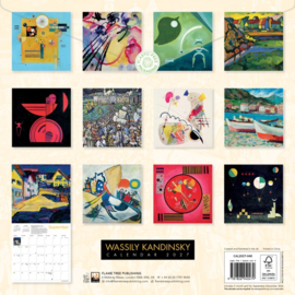 Wassily Kandinsky, 30x30cm maandkalender 2027