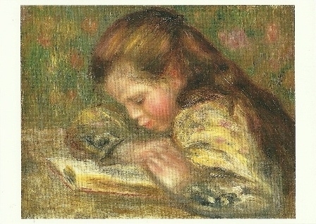 Lezend kind, Auguste Renoir
