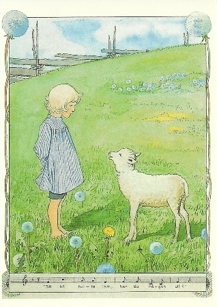 Jongen met lam, Elsa Beskow