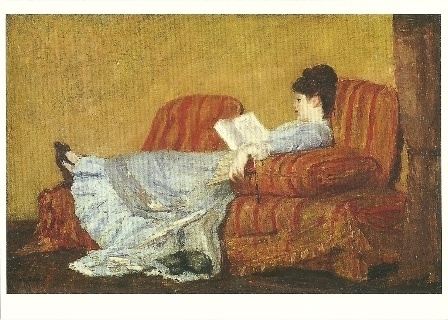 Lezende jonge vrouw, Mary Cassatt