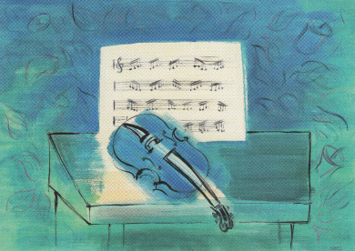 De blauwe viool, Raoul Dufy
